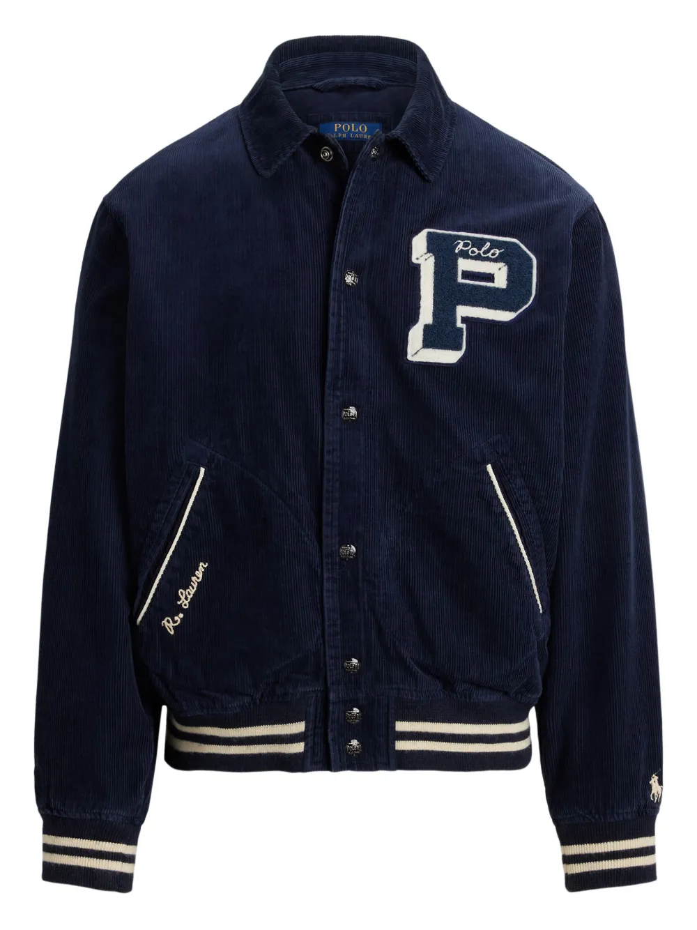 

Вельветовая университетская куртка POLO RALPH LAUREN, синий