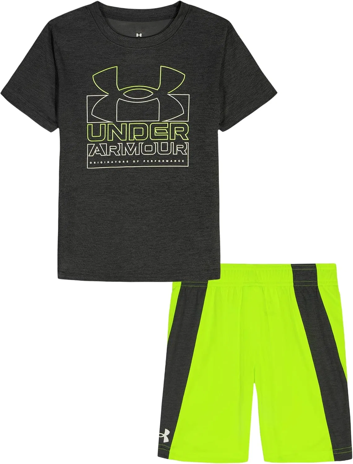 Детский спортивный набор из футболки и шорт, Under Armour, Black Twisty