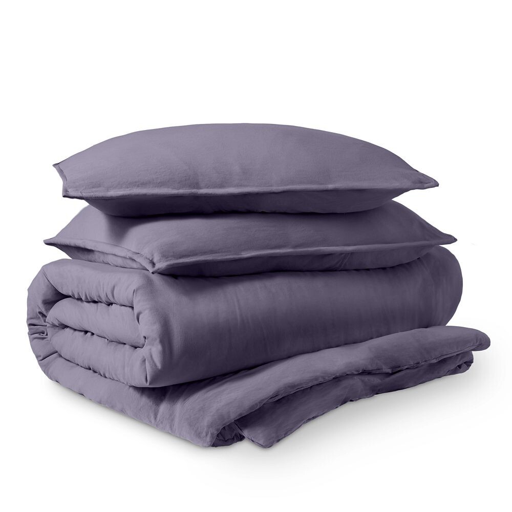 

Комплект пододеяльников Bare Home, стираемый в домашних условиях, цвет Sandwash Dusty Purple