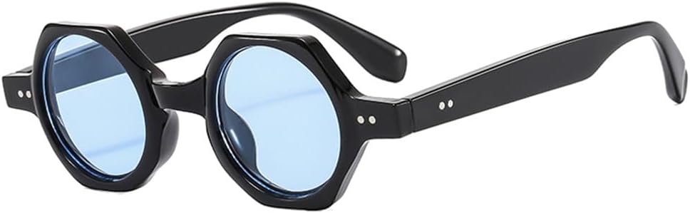 

Женские солнцезащитные очки с круглыми линзами конфетных цветов, защита от УФ-излучения UV400, мужские — для занятий спортом на открытом воздухе, бега и езды generic, Black Blue