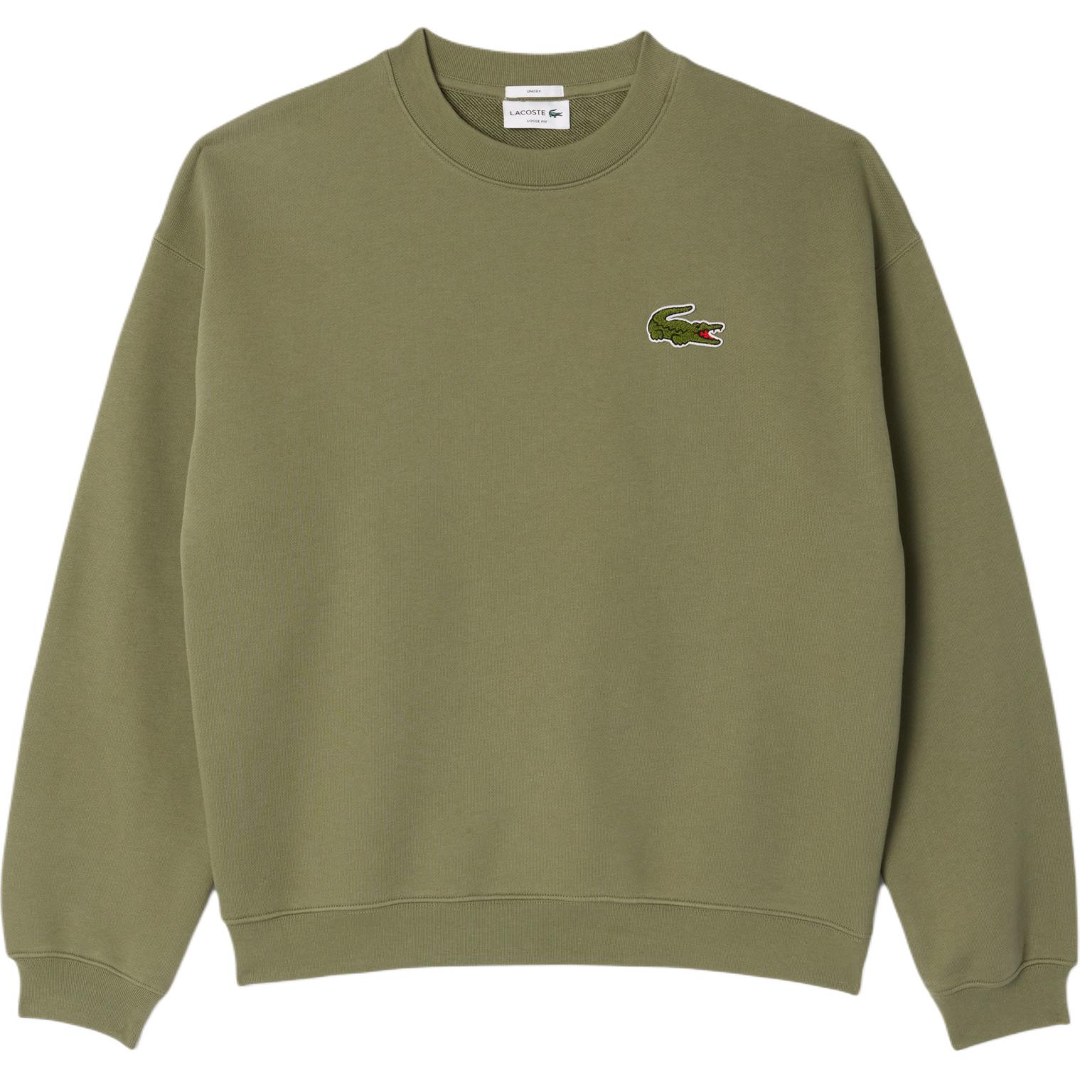 Толстовка LACOSTE Badge Fleece, хаки