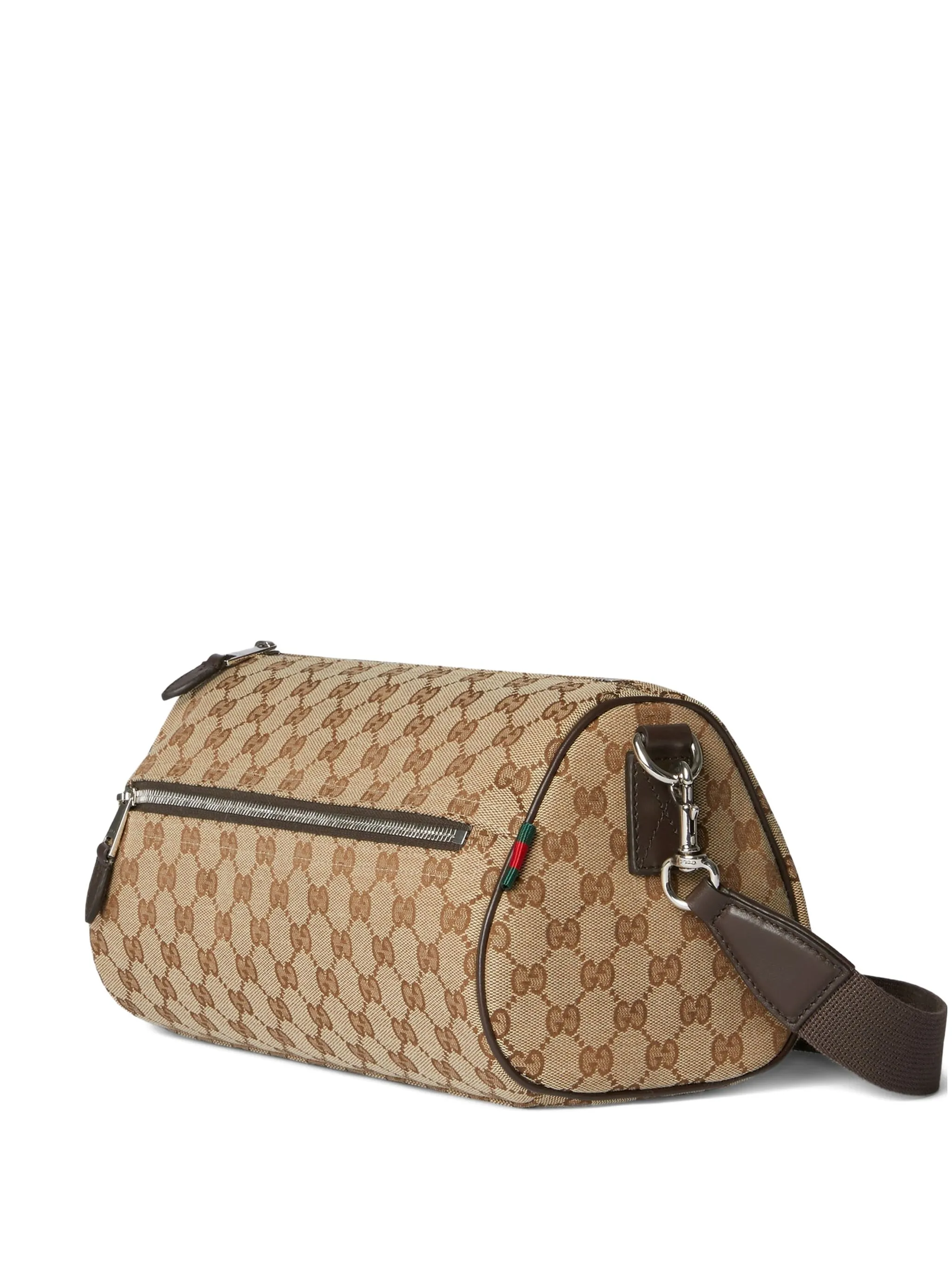 Сумка на плечо Gucci GG Supreme бежевая — фото 2