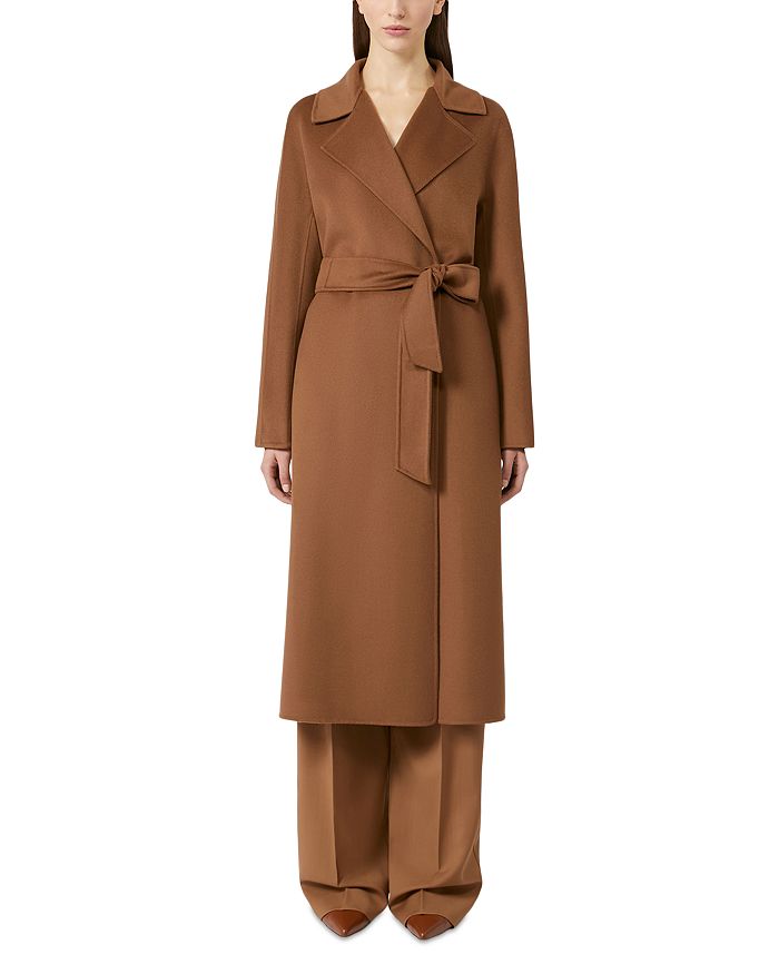 

Классическое пальто-халат Cles Robe Max Mara Studio, коричневый