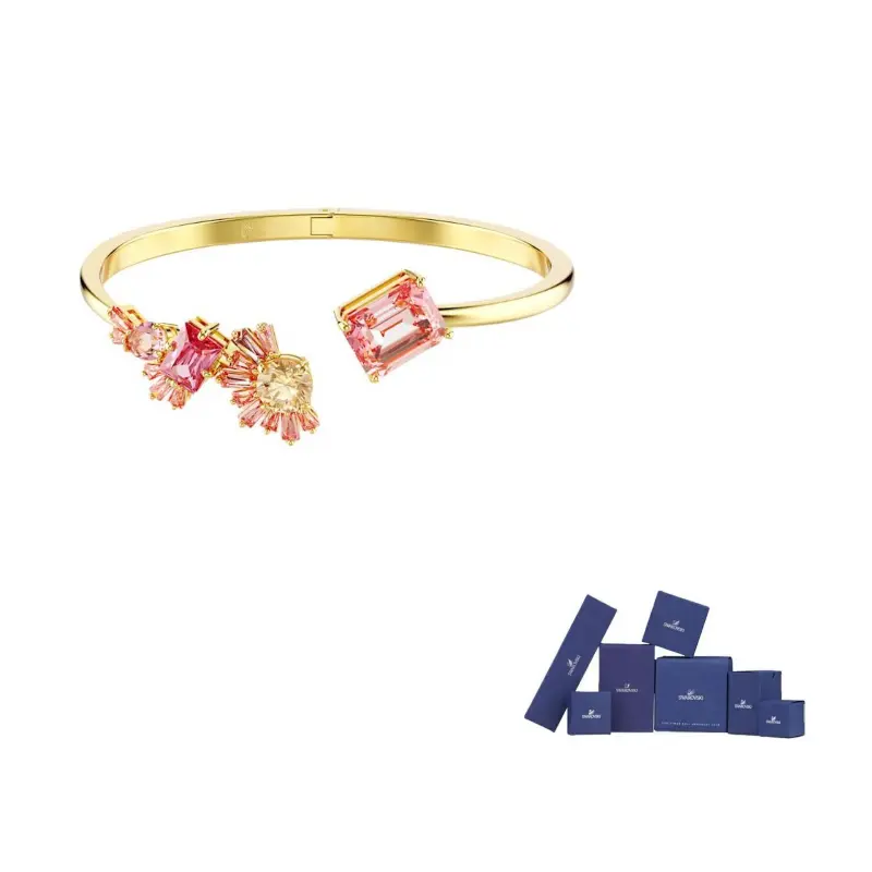 

Swarovski Браслет Crystal embellished Gold Bracelet