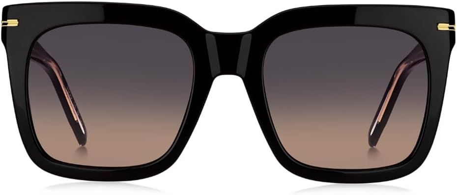 

BOSS Женские повседневные квадратные солнцезащитные очки, Black