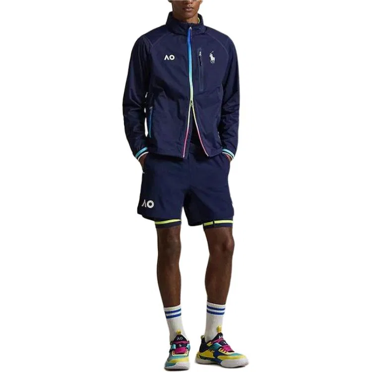 Куртка мужская с капюшоном Polo Ralph Lauren Marine Blue — фото 4
