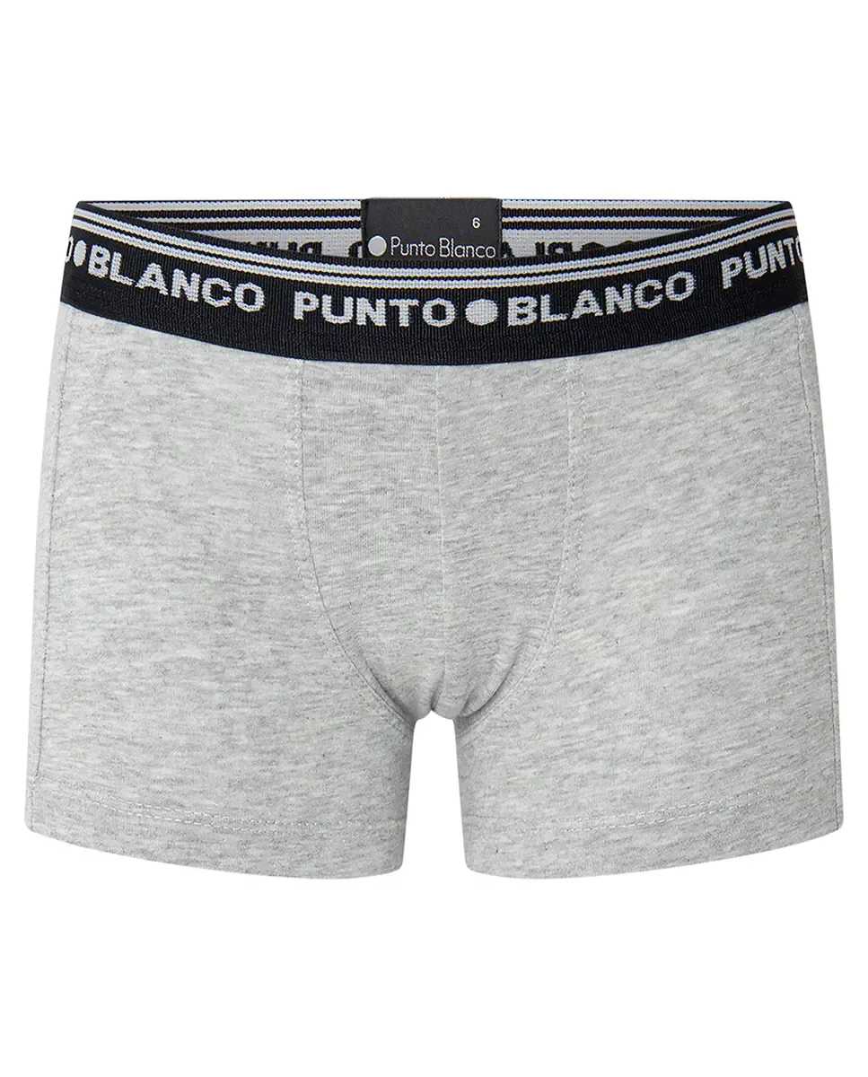 Комплект из 2 детских боксеров с логотипом на поясе Punto Blanco, мультиколор — фото 3