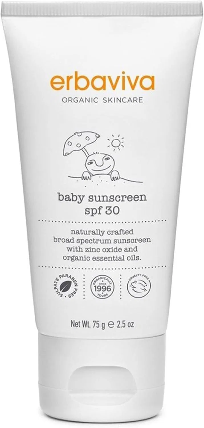 Солнцезащитный крем для тела Erbaviva SPF30 75 г слоновая кость