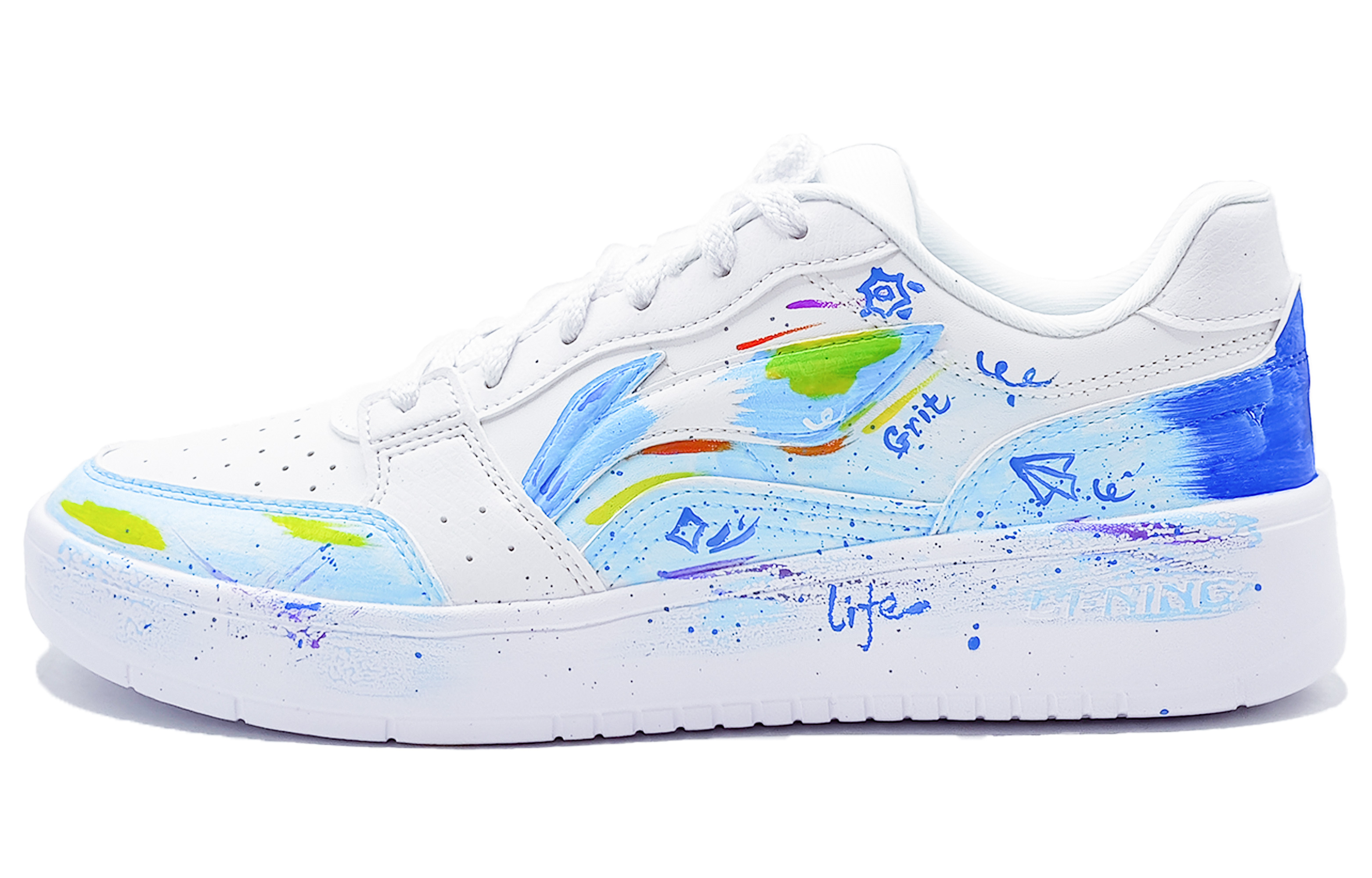 

LINING Кроссовки для скейтбординга Acer Truncatum с противоскользящей амортизацией, увеличивающие рост, низкие, мужские, белые