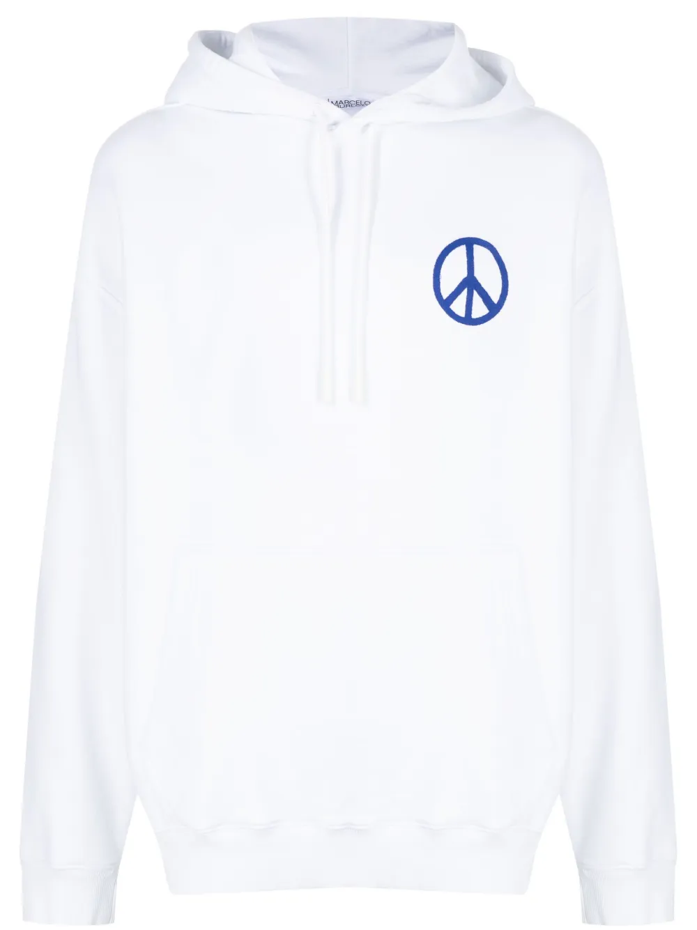 

Худи с принтом County Peace Marcelo Burlon County of Milan, белый