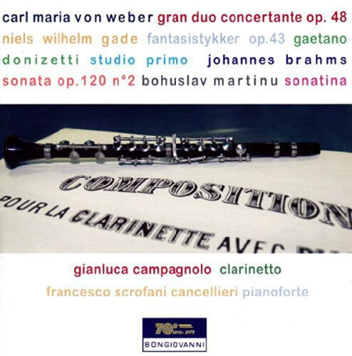 

CD диск Weber / Donizetti / Gade / Brahms: Various Works for Clarinet & Piano