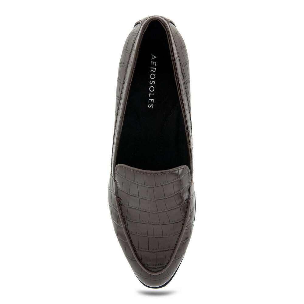 Женские лоферы Aerosoles Everest01, цвет Dark Tan Pu — фото 4