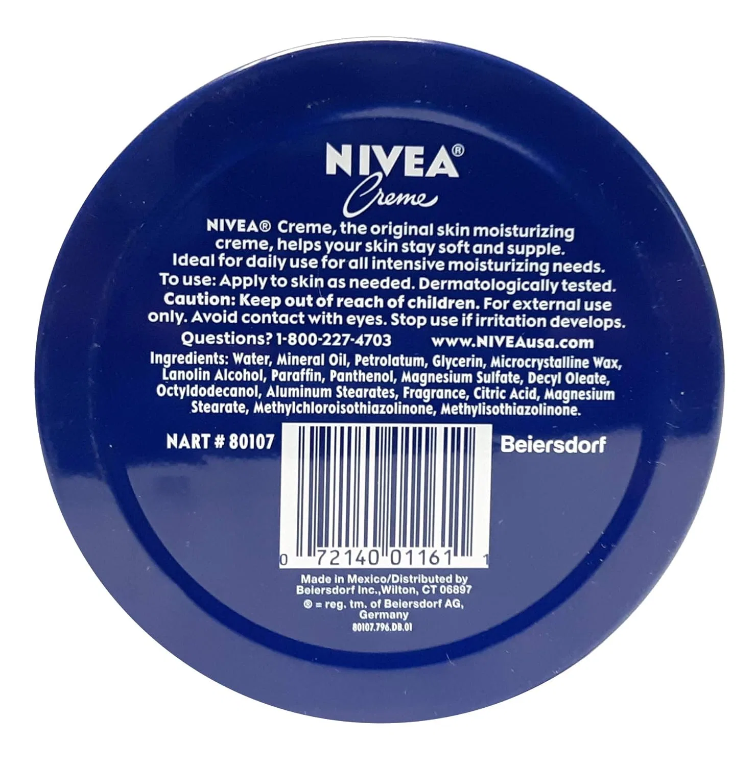 Крем Nivea Creme в металлической банке Nivea — фото 2