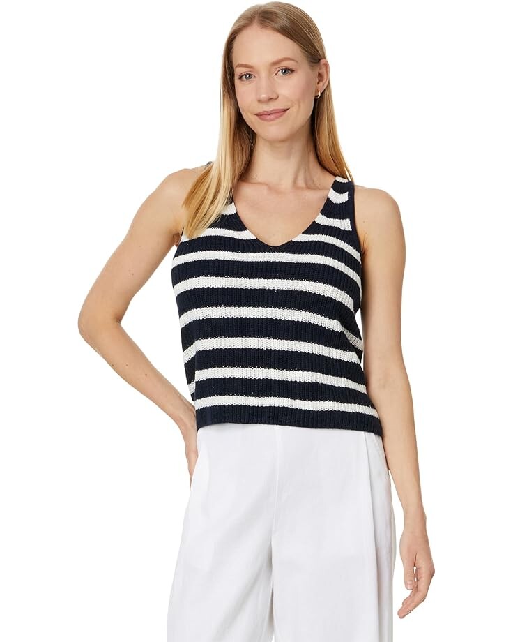 

Свитер Splendid Sweater Tank, цвет Navy/White Striped