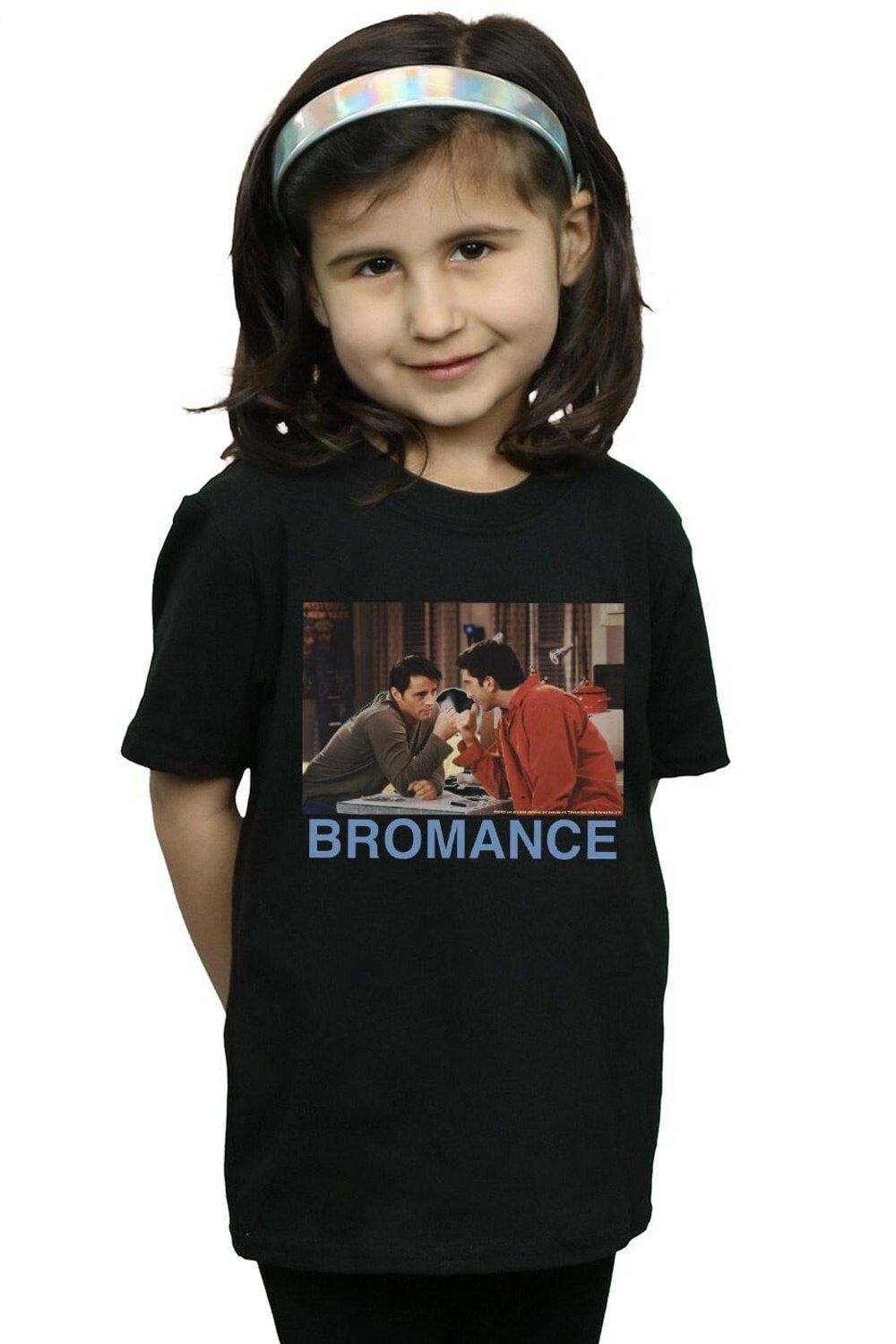

Хлопковая футболка Joey And Ross Bromance Friends, черный