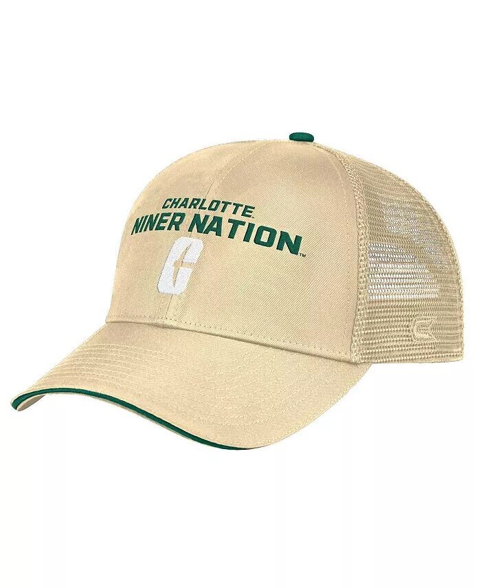 

Мужская регулируемая шляпа Charlotte 49ers Wyatt золотого цвета Colosseum, золотой