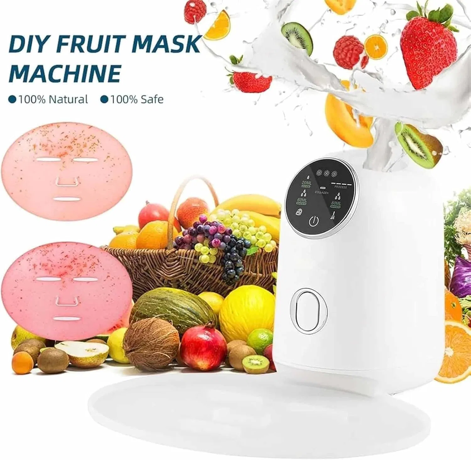 Маска для лица Mttxy — DIY, интеллектуальная, , с коллагеном, ., 119x99x151 мм, 960 г — фото 2