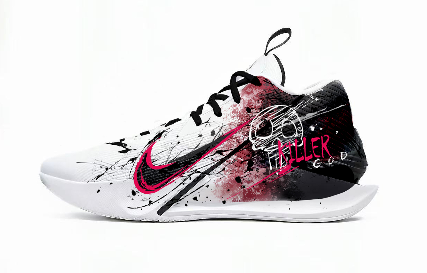 

G T Jump Academy Assassin God Boots высокие баскетбольные кроссовки мужские Nike, черный/красный