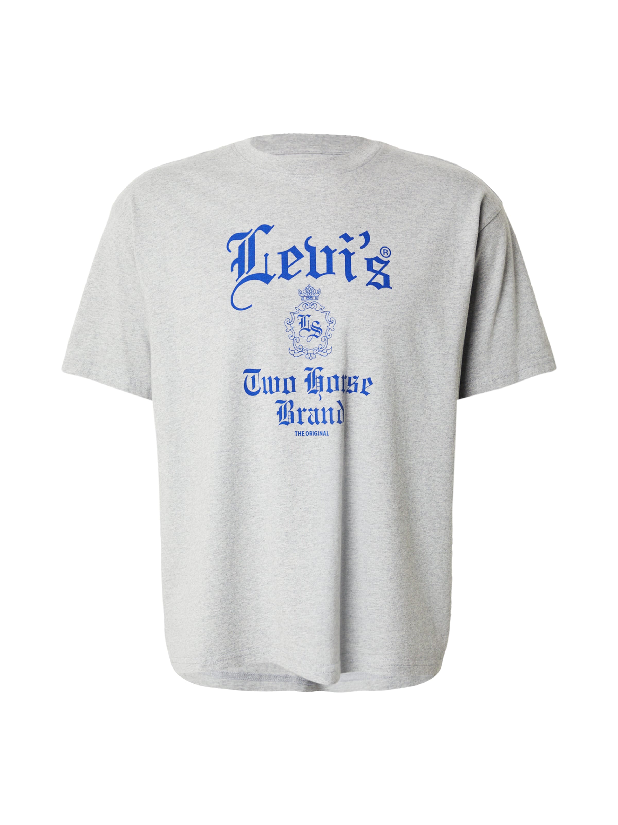 

LEVI'S Футболка 'Graphic Boxy Tee' в крапчатом сером цвете