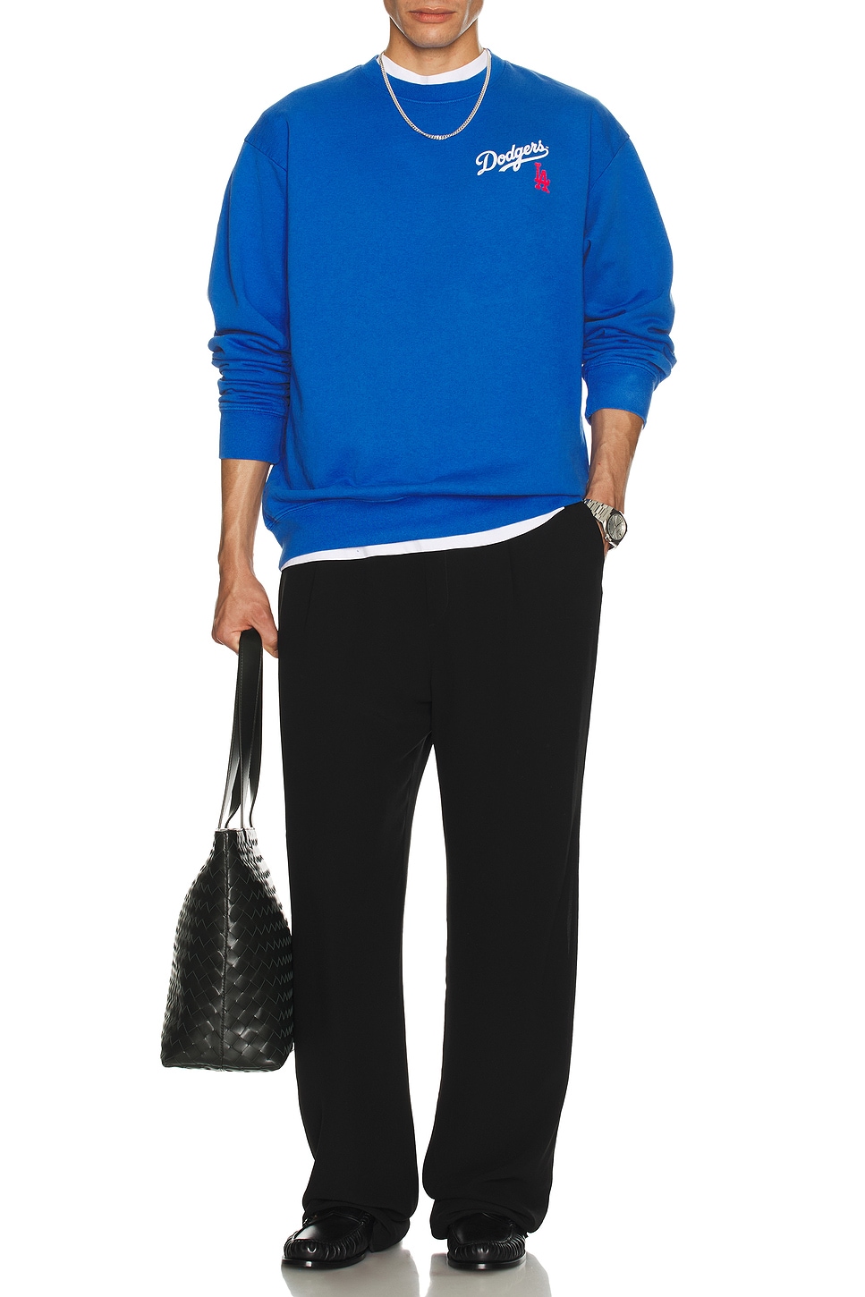 

Свитшот с вышивкой Dodgers Serif Sporty & Rich, Team Blue