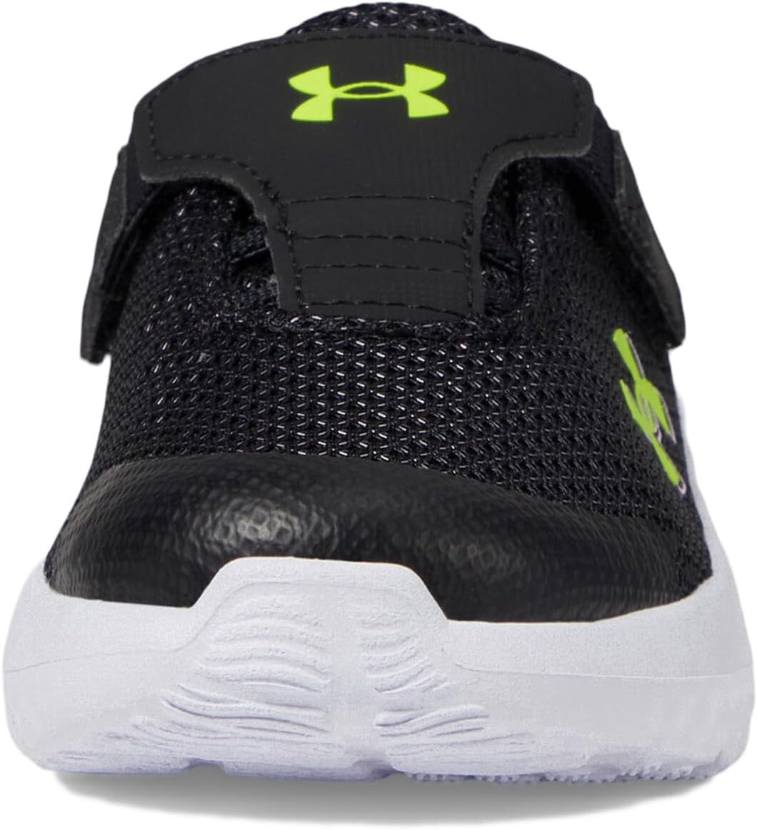 Кроссовки Under Armour Surge 4 Alternate Closure, цвет Black/Purple Ace/High-Vis Yellow — фото 3