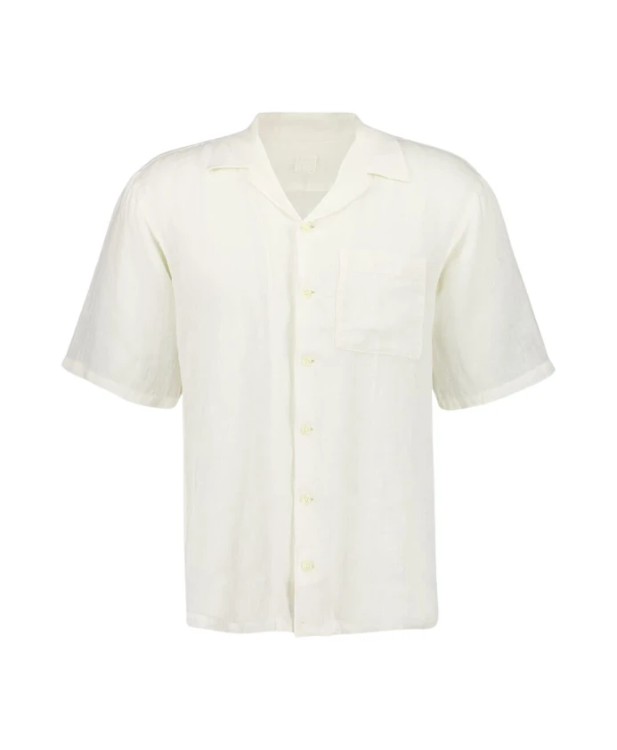 

Белая льняная рубашка свободного кроя 120% Lino, белый