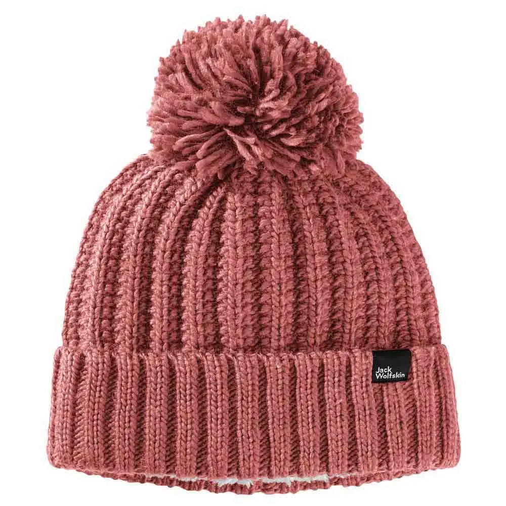 

Шапка Jack Wolfskin Highloft Knit, розовый