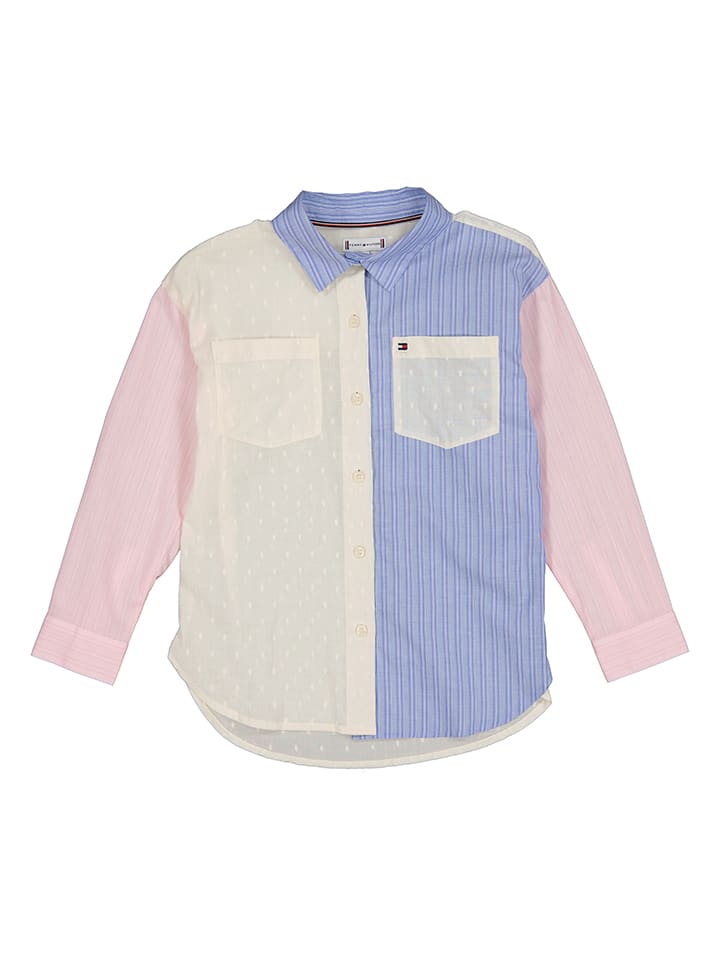 

Блузка Tommy Hilfiger, цвет rosa/hellblau/creme