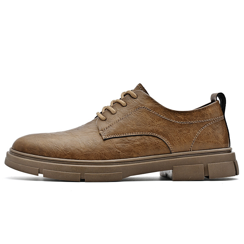 Туфли мужские Men"s Casual Men Low-Top Season Ram, хаки — фото 4