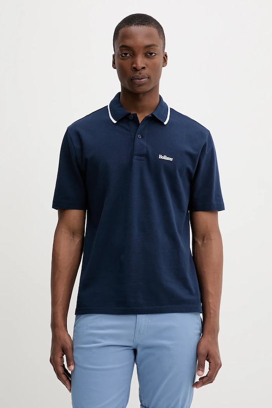 

Поло Hollister Co., темно-синий