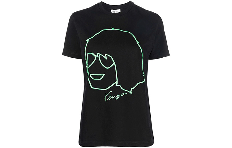 

KENZO Женская футболка, цвет Black
