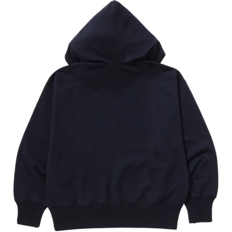 Двусторонняя хлопковая худи A BATHING APE, серый — фото 4