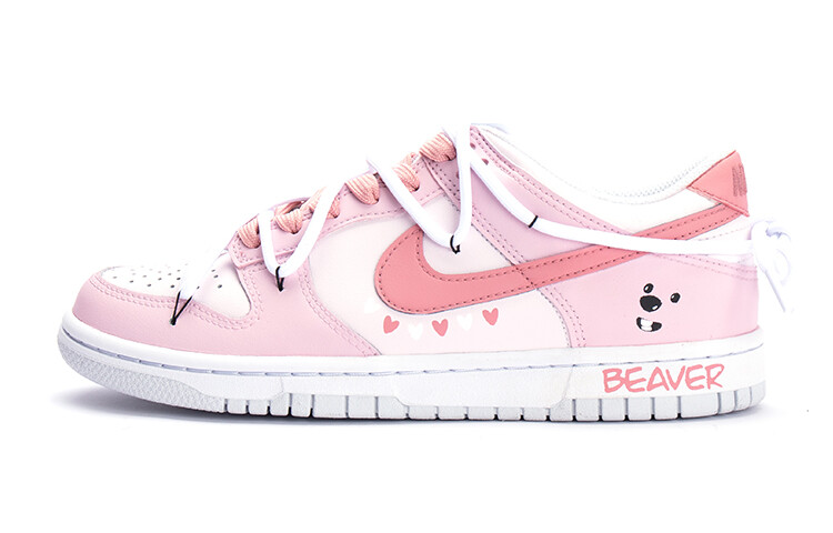 

Кроссовки Nike Dunk Skateboard Shoes Women's Low-Top Pink