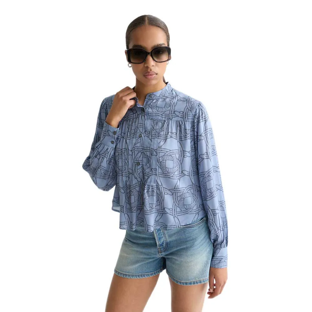 

Рубашка с длинным рукавом Scotch & Soda U9B01326T, синий