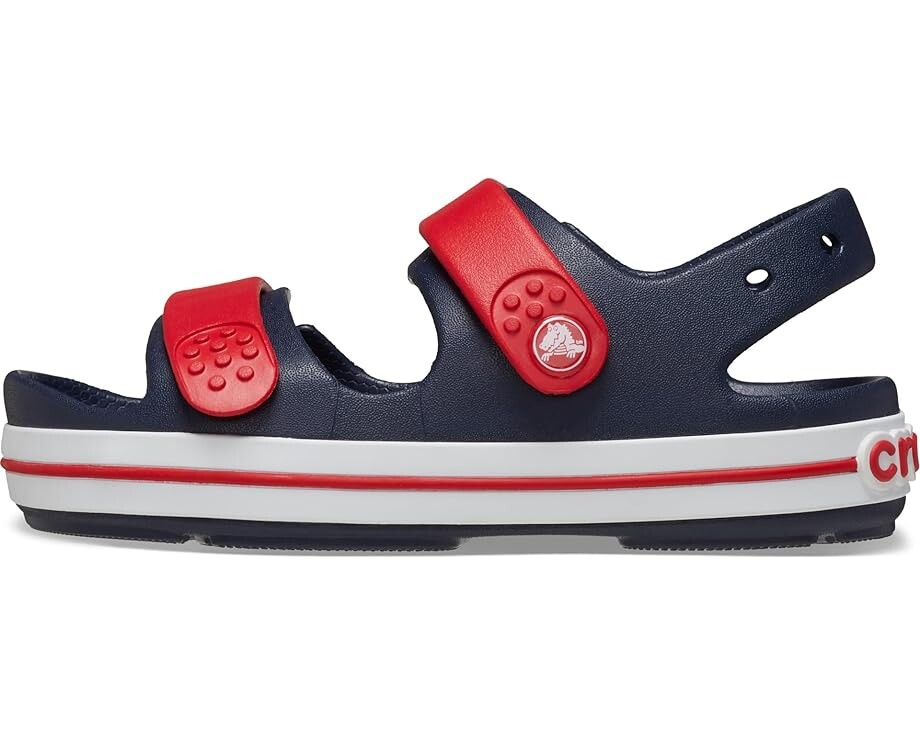 Сандалии Crocs Kids Crocband Cruiser Sandal, цвет Navy/Varsity Red — фото 4