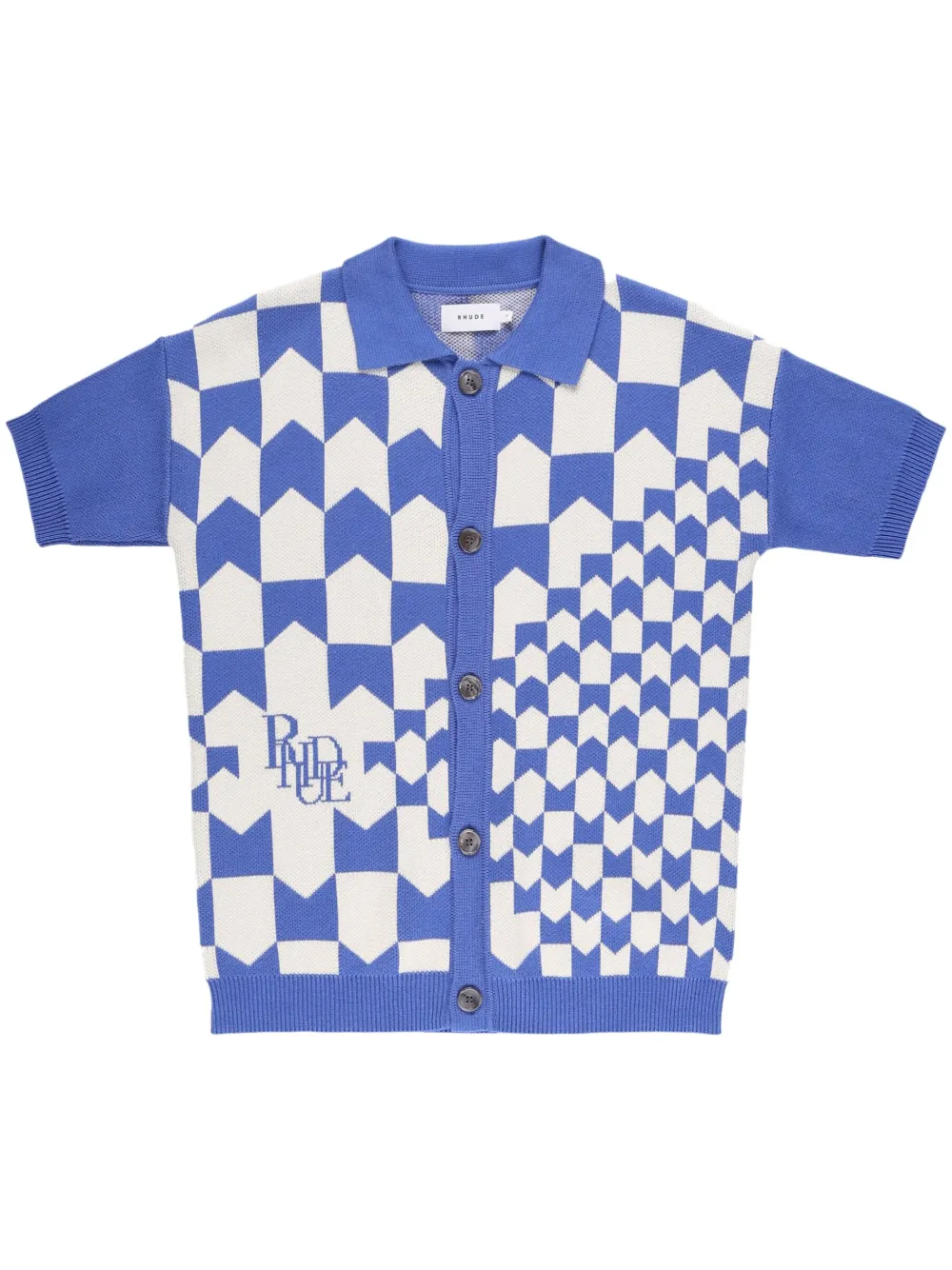 

Рубашка поло Racing Checkered RHUDE, синий
