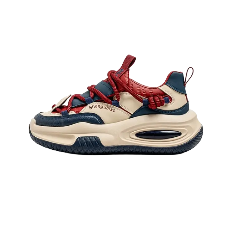 

TAFN Низкие массивные кроссовки мужские бежево-голубые, цвет Beige Blue