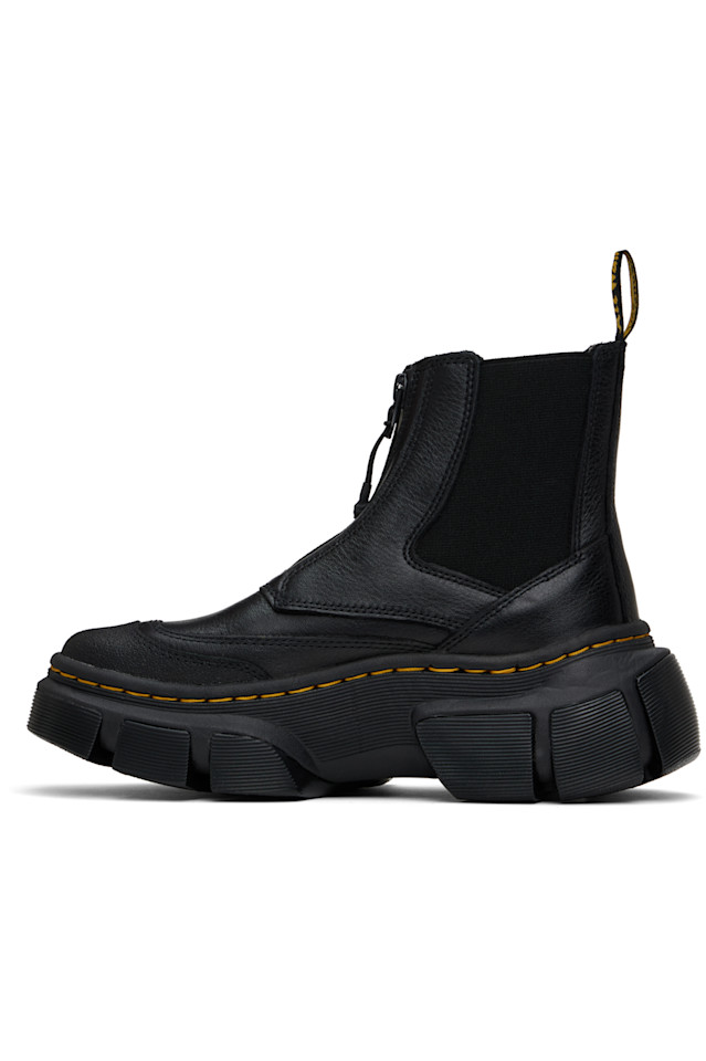 Dxml кожаные замшевые ботинки челси Dr. Martens, черный — фото 3