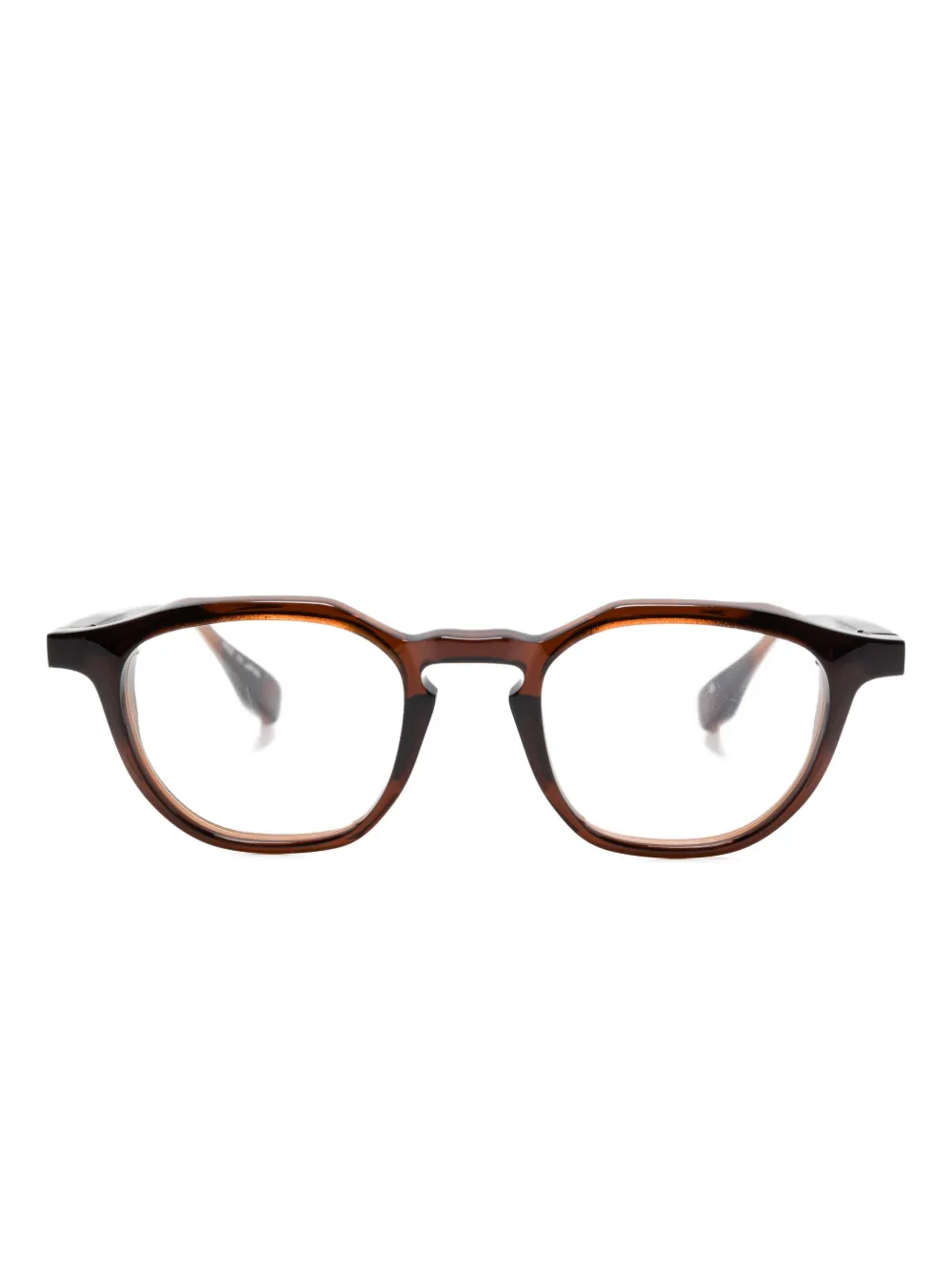 

Очки в геометричной оправе Factory900, коричневый