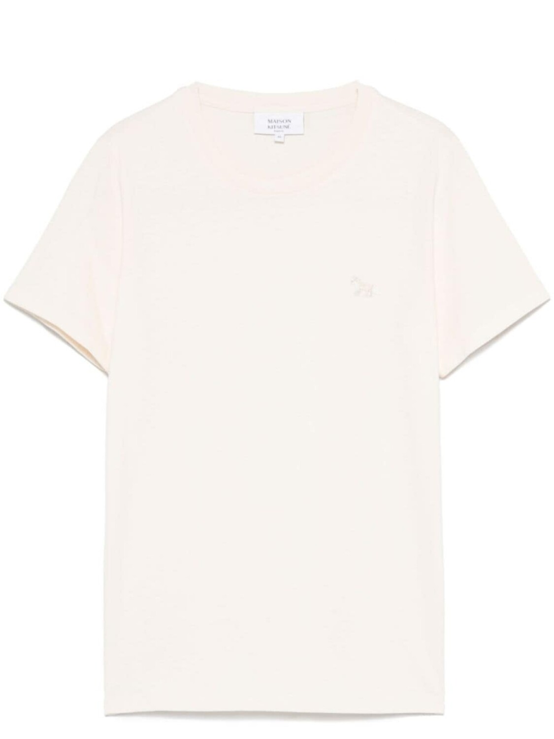 

Maison Kitsuné футболка с нашивкой Baby Fox, серый