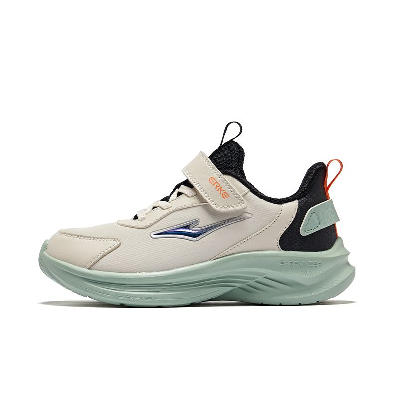 

ERKE KIDS Противоскользящие износостойкие низкие детские кроссовки light white gray black kids'