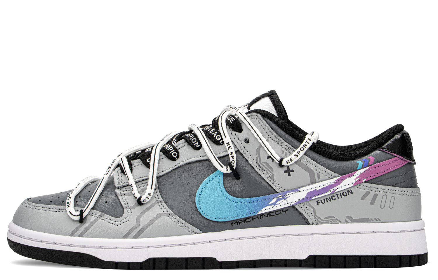 

Кроссовки Nike Dunk Skateboard Shoes Unisex Low-Top White Gray