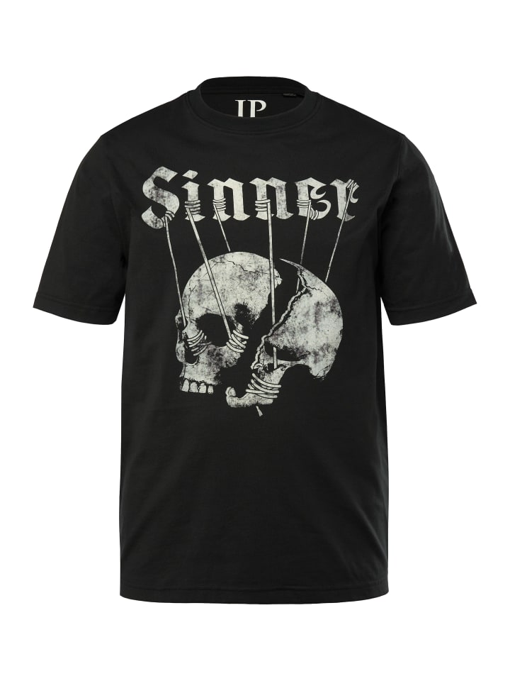 

Футболка с короткими рукавами черного цвета JP1880, Черный, Футболка с короткими рукавами черного цвета JP1880