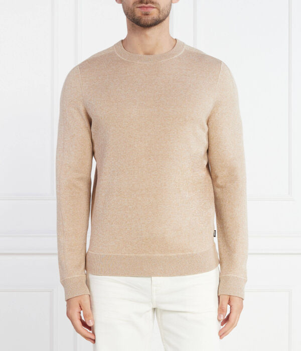 

Свитер Boss Onore Regular Fit, бежевый