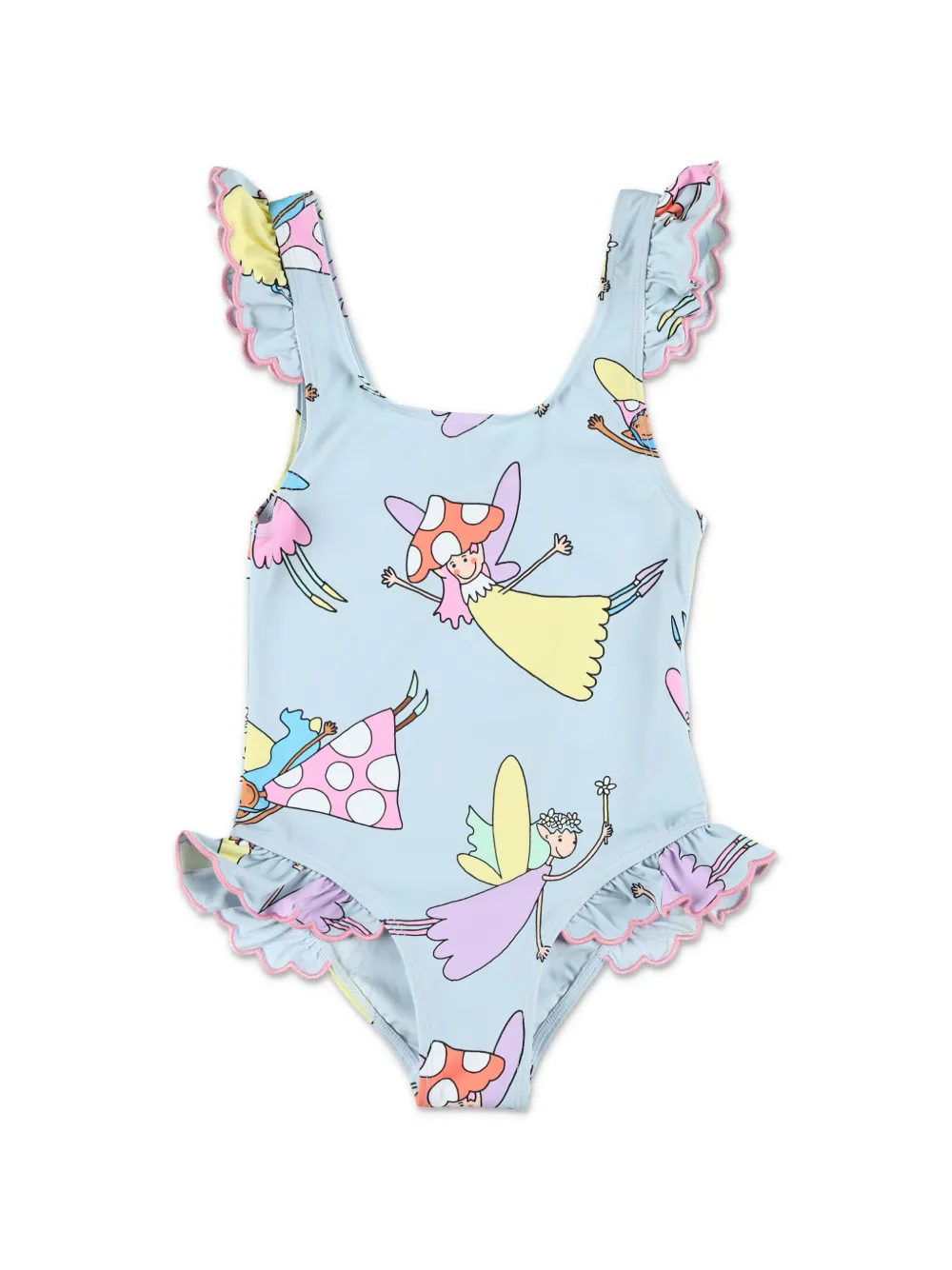 

Купальник с принтом Stella McCartney Kids, синий