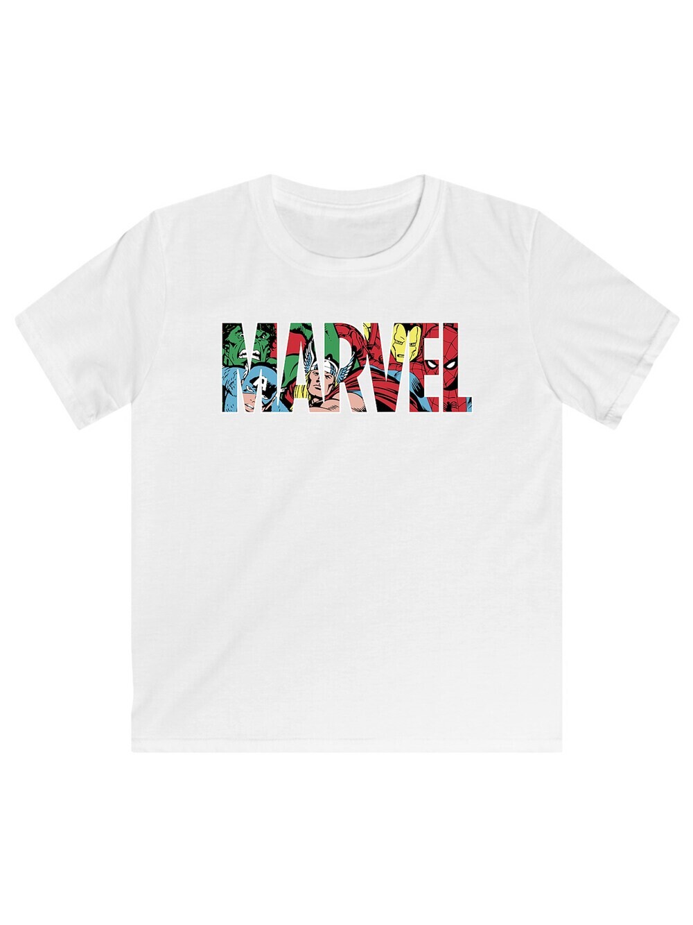 

Рубашка F4Nt4Stic Marvel Avengers Logo Characters, белый
