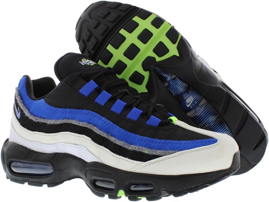 Кроссовки Nike Air Max 95, мужские беговые кроссовки, белый/черный — фото 4