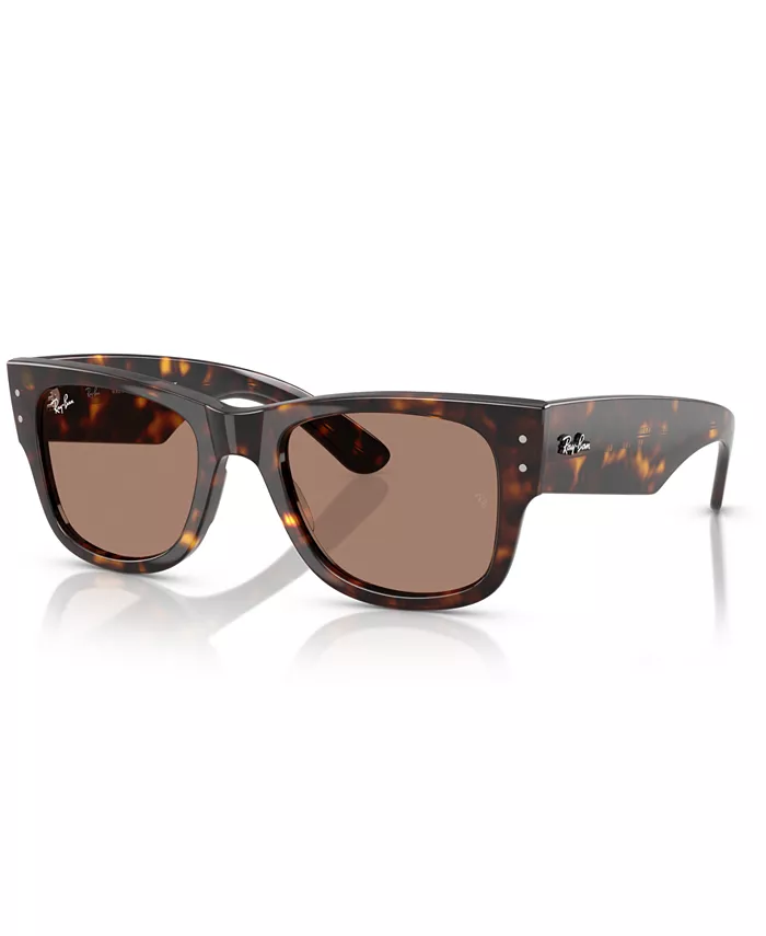 

Унисекс солнцезащитные очки Mega Wayfarer Disney 100th Anniversary, RB0840S Ray-Ban, коричневый
