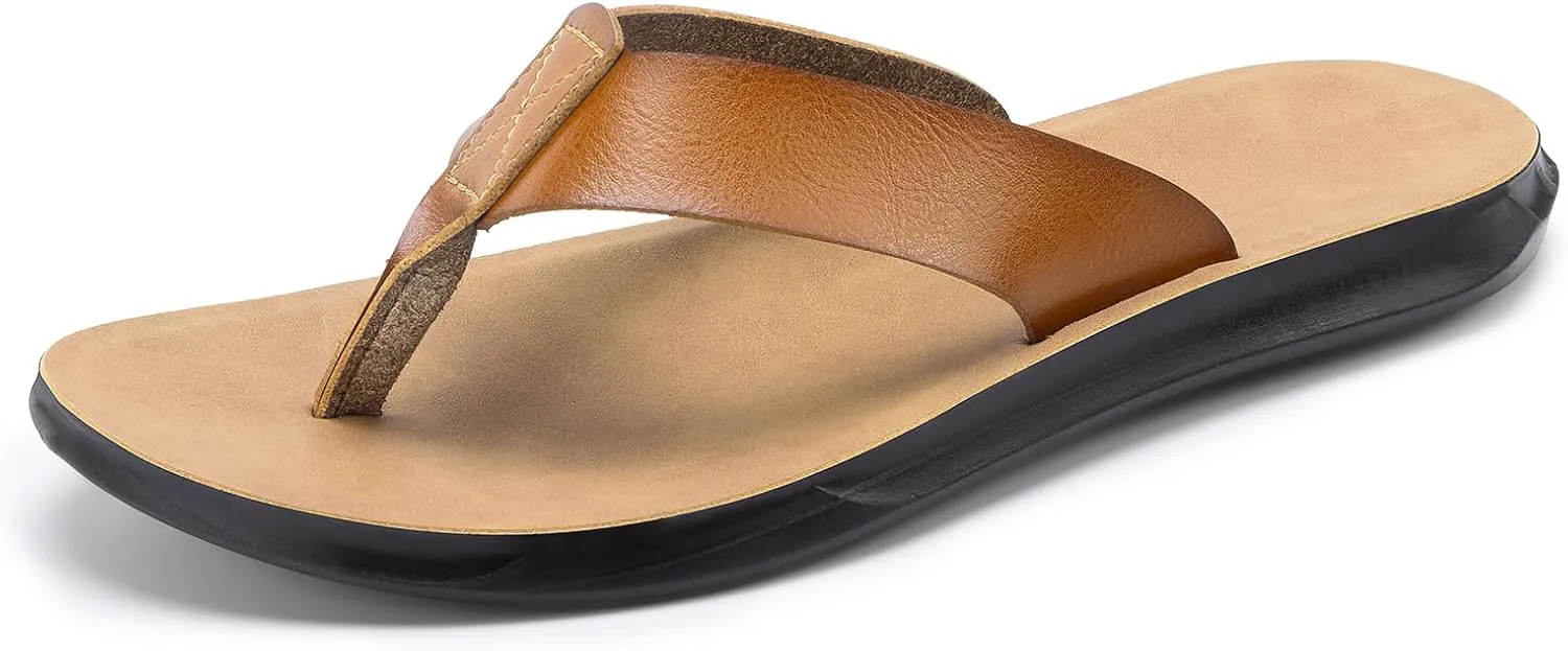 Men's Upper:microfiber leather Sole:polyurethane(PU) casual beach fiat сандалии MOGU MAOMAO, хаки — фото 2