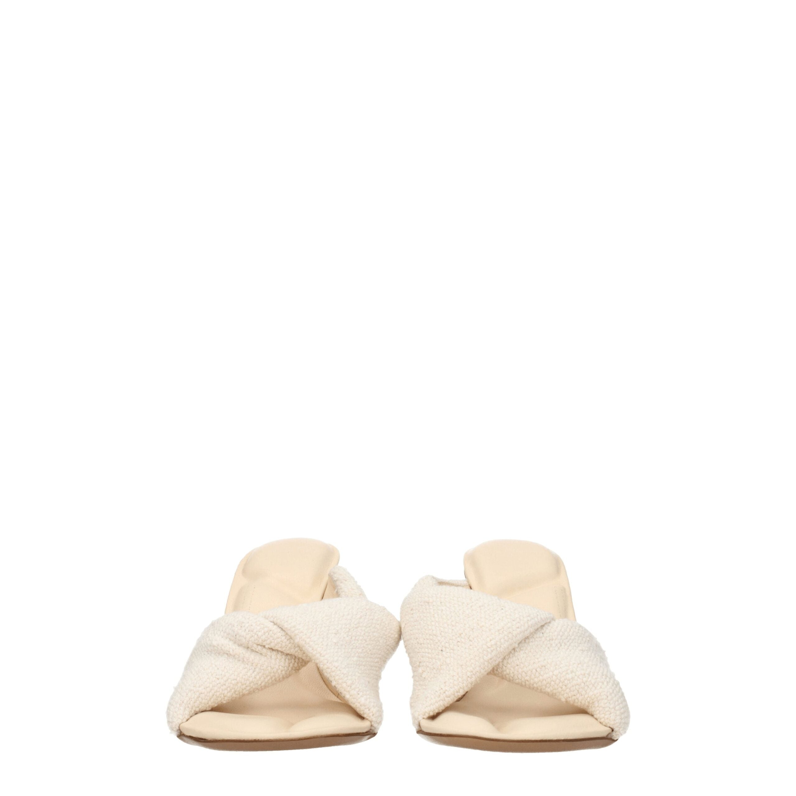Jacquemus Fabric Women's Sandal, бежевый — фото 3